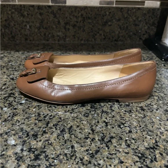 Longchamps leather ballerina flats - Picture 3 of 10